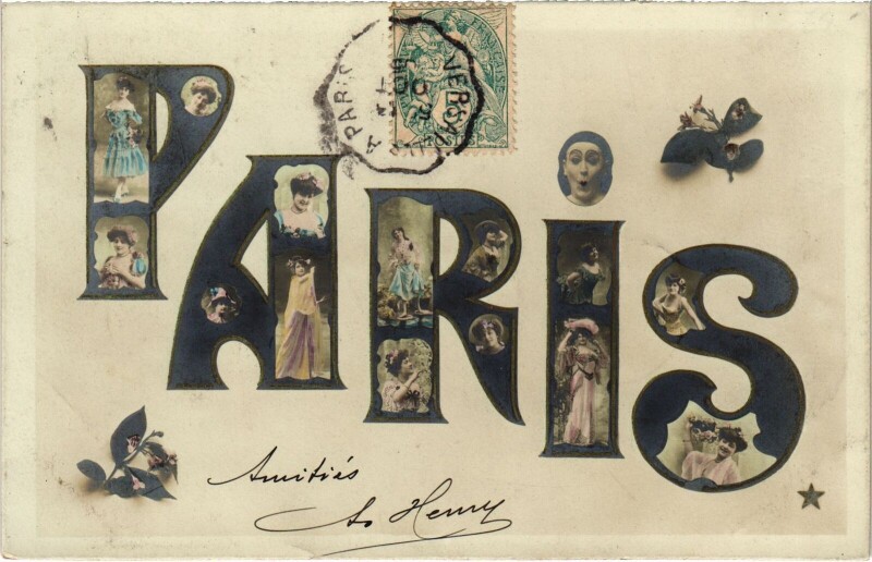 Carte postale ancienne Paris