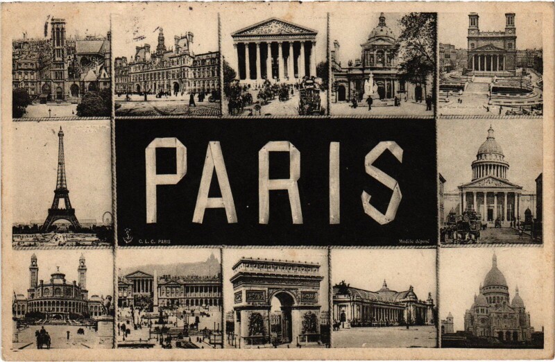Carte postale ancienne Paris