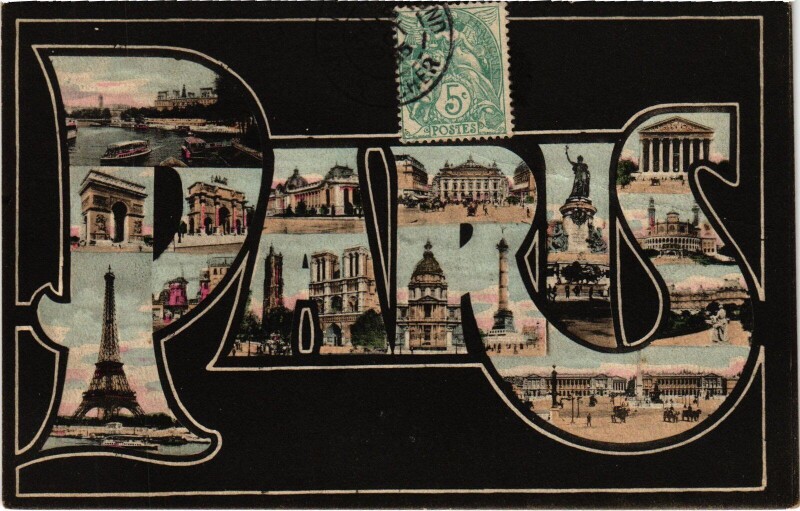 Carte postale ancienne Paris