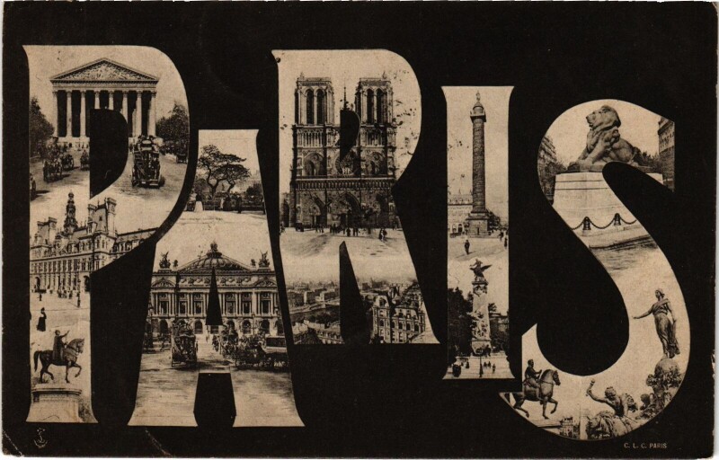 Carte postale ancienne Paris
