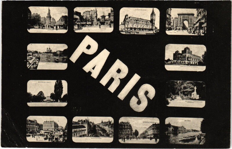 Carte postale ancienne Paris