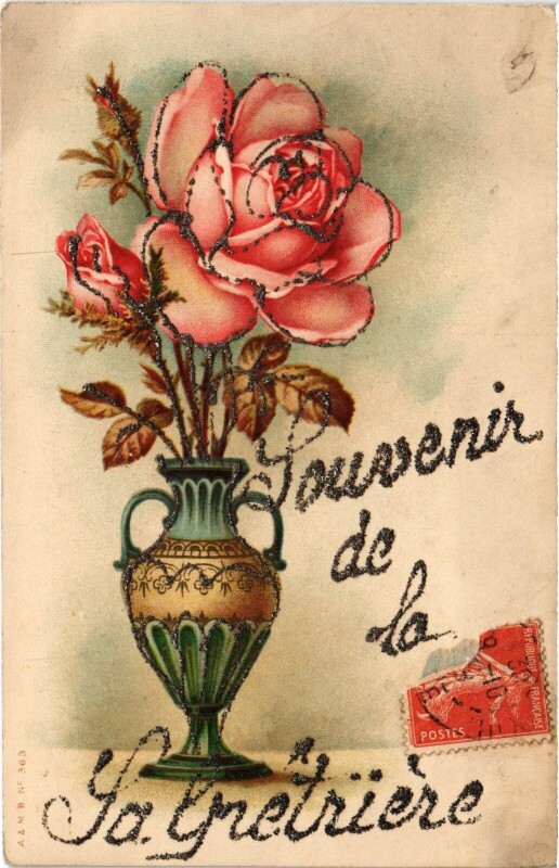 Carte postale ancienne Paris Souvenir