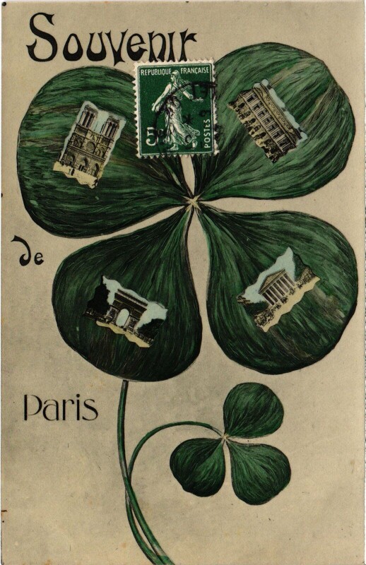 Carte postale ancienne Souvenir de Paris