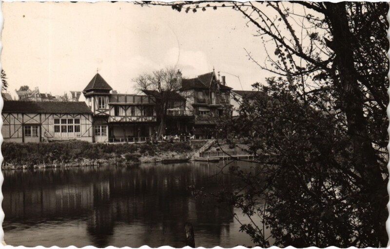 Carte postale ancienne Dampmart - Le Hameau du Halage - Environs de Lagny à Dampmart