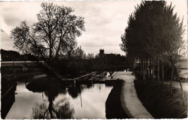 Carte postale ancienne Villenoy - L'Ecluse à Villenoy