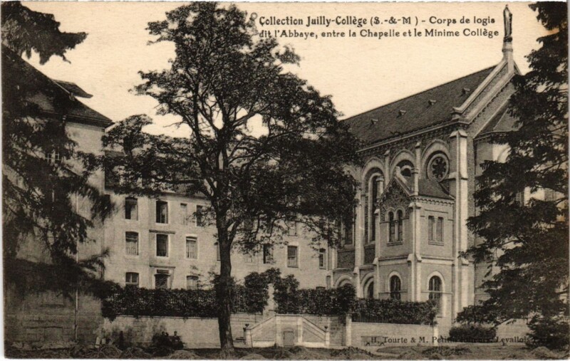 Carte postale ancienne Juilly - College - Corps de Logis dit l'Abbaye à Juilly