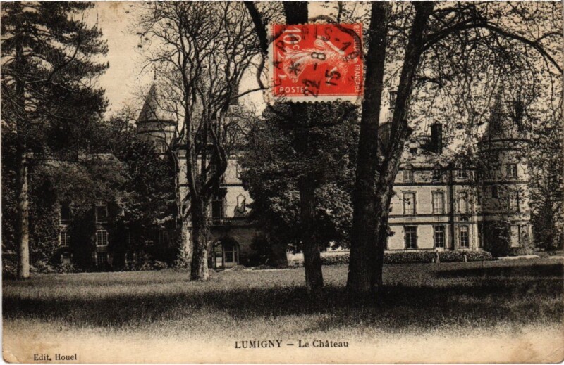 Carte postale ancienne Lumigny - Le Chateau