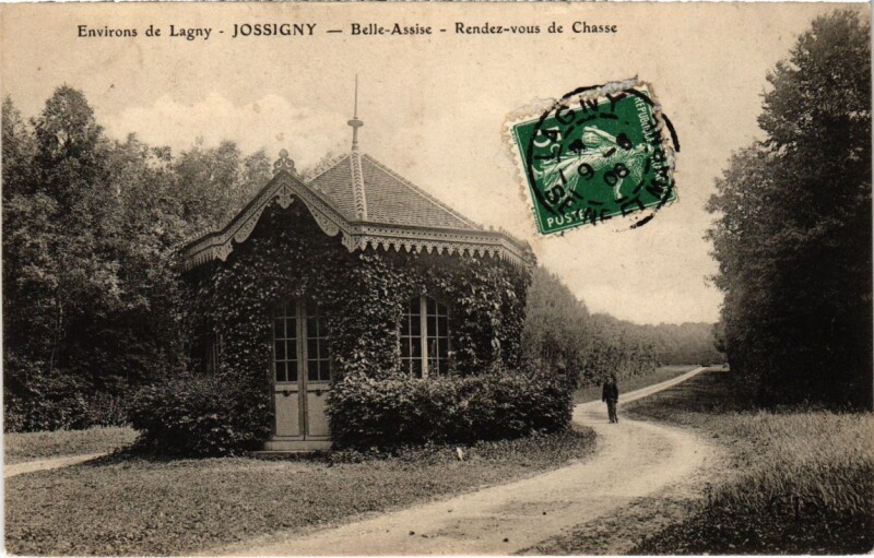 Carte postale ancienne Jossigny - Belle-Assise - Rendez-vous de Chasse - Env. De Lagny à Jossigny