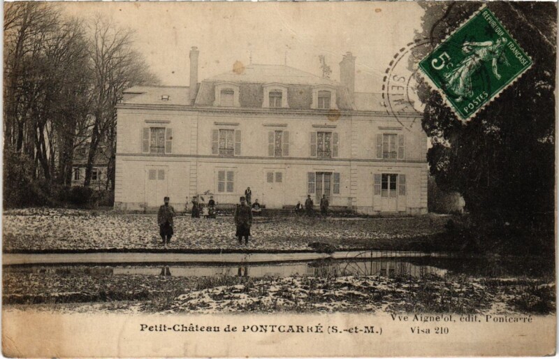 Carte postale ancienne Pontcarre - Petit-Chateau de Pontcarre à Pontcarré