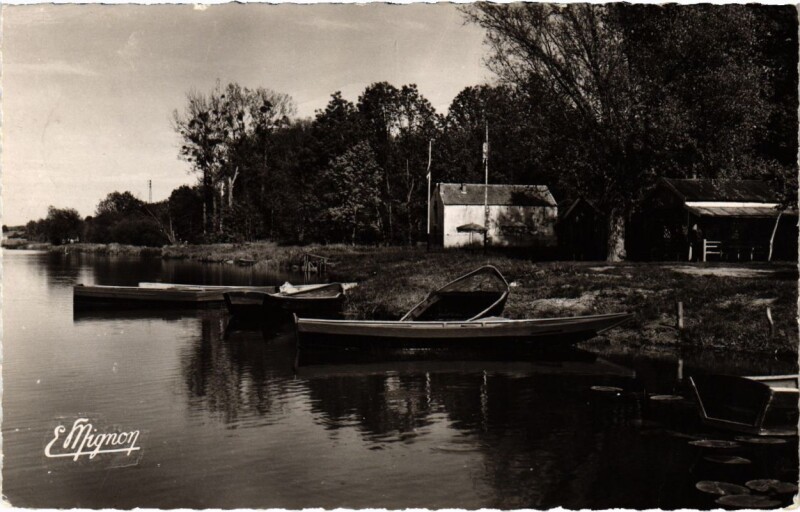 Carte postale ancienne Nanteuil-les-Meaux - La Guinguette aux Bords de la Marne à Nanteuil-lès-Meaux