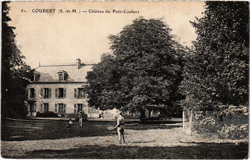 Carte postale ancienne Coubert - Chateau du Petit-Coubert à Coubert