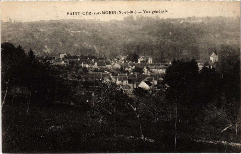 Carte postale ancienne Saint-Cyr-sur-Morin - Vue Generale à Saint-Cyr-sur-Morin