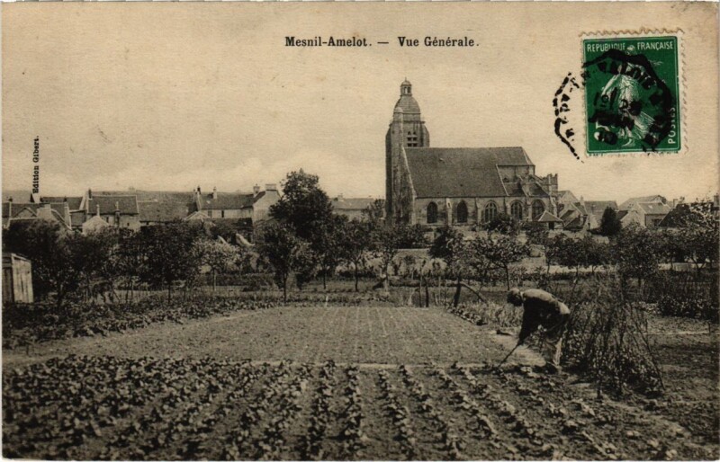 Carte postale ancienne Mesnil-Amelot - Vue Generale