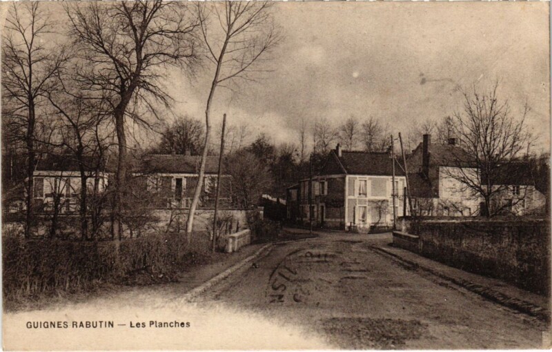 Carte postale ancienne Guignes-Rabutin - Les Planches à Guignes