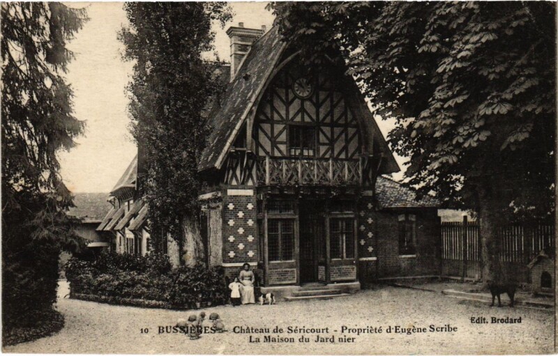Carte postale ancienne Bussieres - Chateaude Sericourt - La Maison du Jard Nier à Bussières