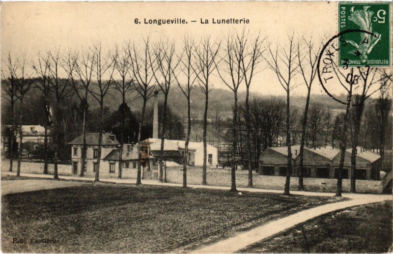 Carte postale ancienne Longueville - La Lunetterie à Longueville