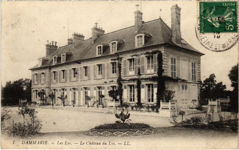 Carte postale ancienne Dammarie - Ley Lys - Le Chateau du Lys