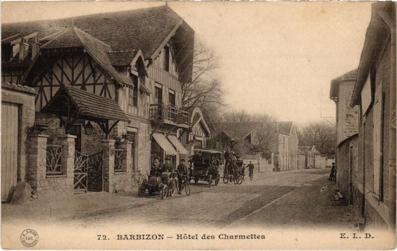 Carte postale ancienne Barbizon - Hotel des Charmettes à Barbizon