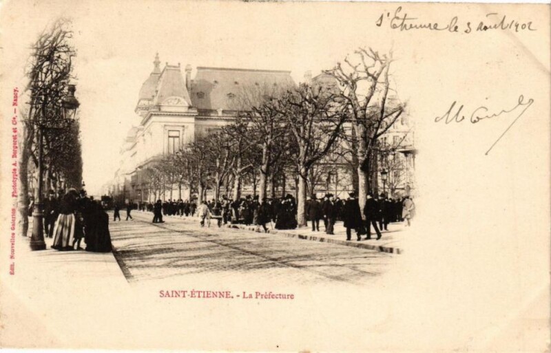 Carte postale ancienne Saint-Etienne-La Préfecture