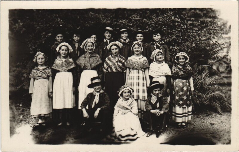 Carte postale ancienne Enfants - Types