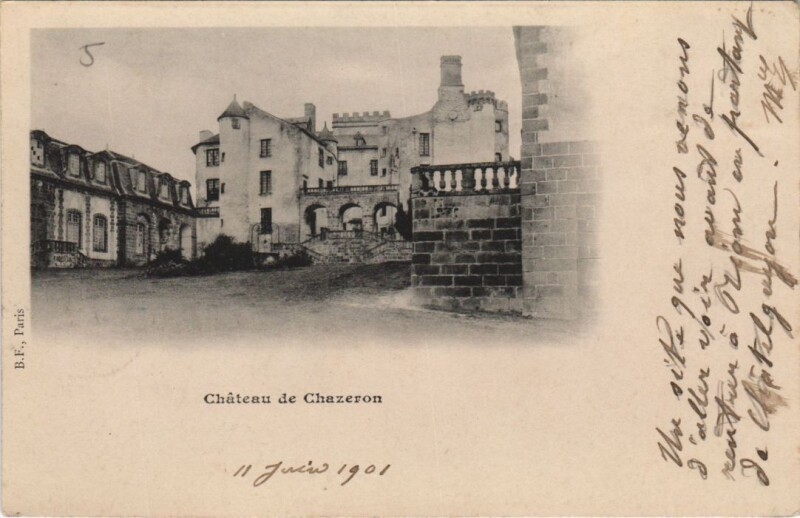 Carte postale ancienne Chateau de Chazeron