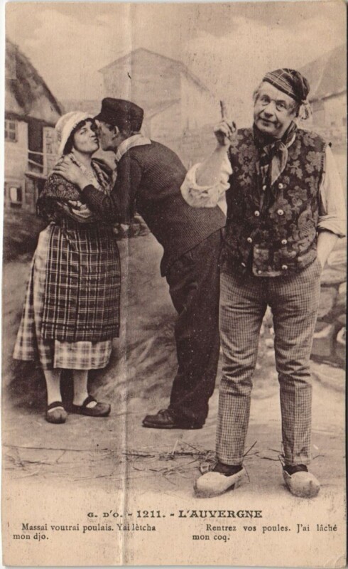Carte postale ancienne L'Auvergne - People - Types