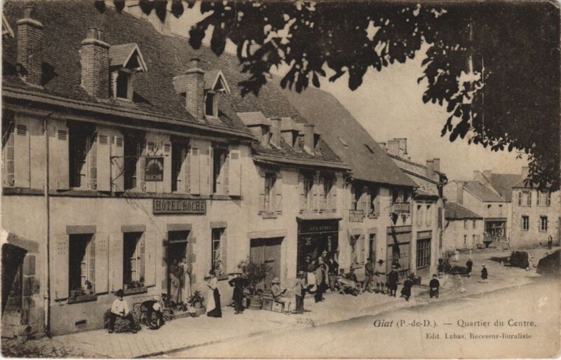 Carte postale ancienne Giat Quartier du Centre