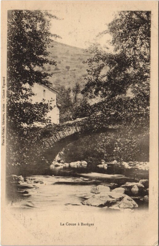 Carte postale ancienne La Couze a Bareges