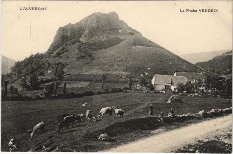 Carte postale ancienne La Roche Vendeix