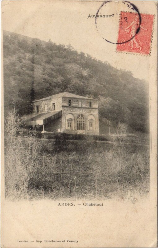 Carte postale ancienne Ardes-sur-Couze Chabetout à Ardes