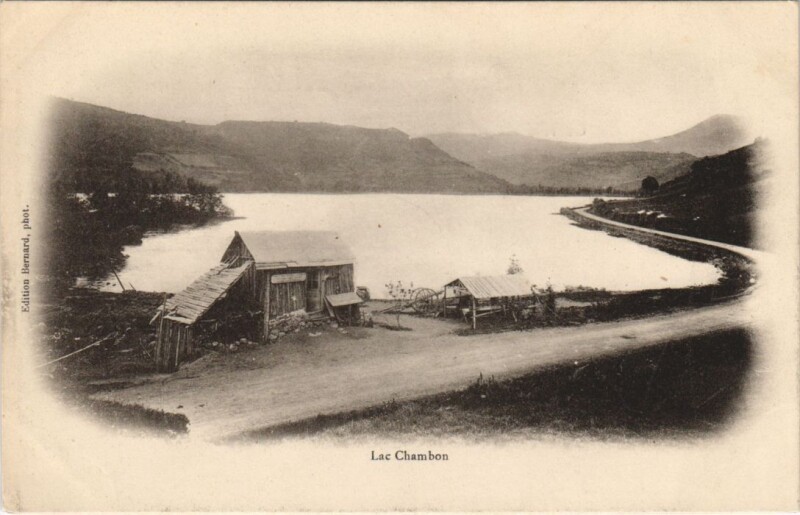 Carte postale ancienne Lac Chambon