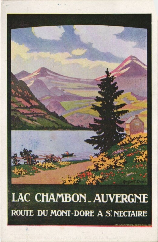 Carte postale ancienne Le Lac Chambon