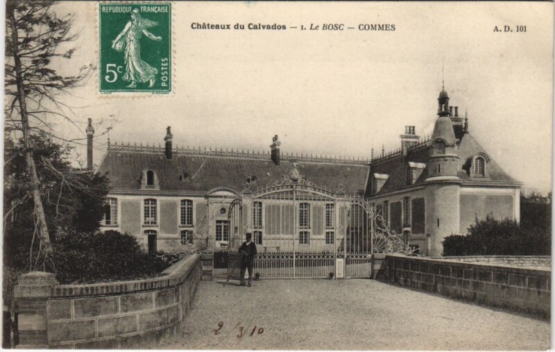 Carte postale ancienne Commes Le Bosc - Chateau à Commes