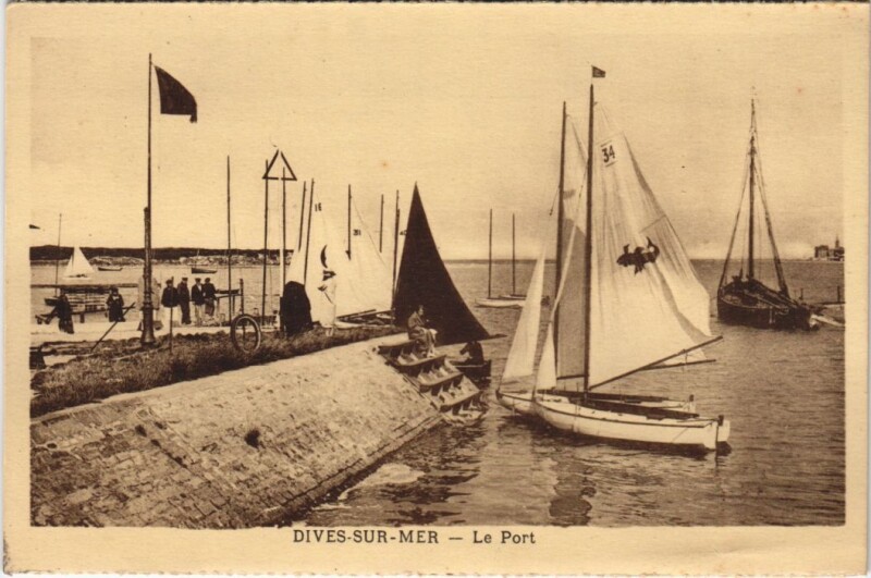 Carte postale ancienne Dives Le Port