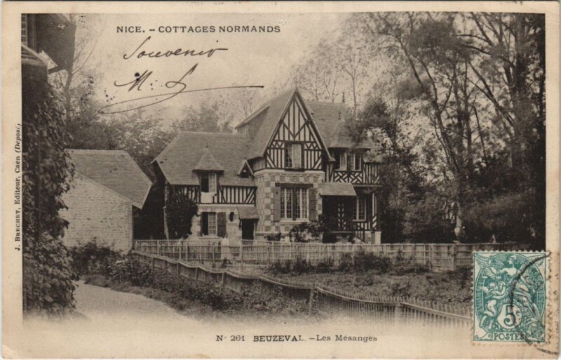 Carte postale ancienne Houlgate Beuzeval-Houlgate - Les Mesanges à Houlgate