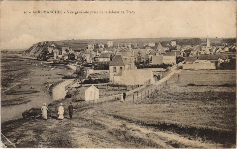 Carte postale ancienne Arromanches Vue Generale