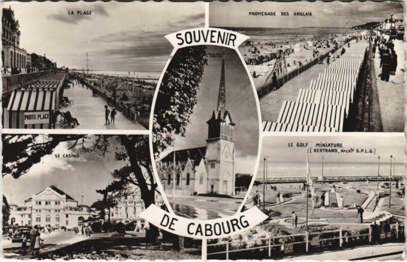 Carte postale ancienne Cabourg - Scenes à Cabourg