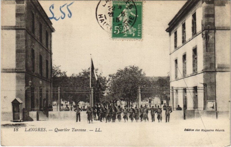 Carte postale ancienne Langres Quartier Turenne