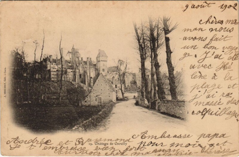 Carte postale ancienne Chateau de Croully