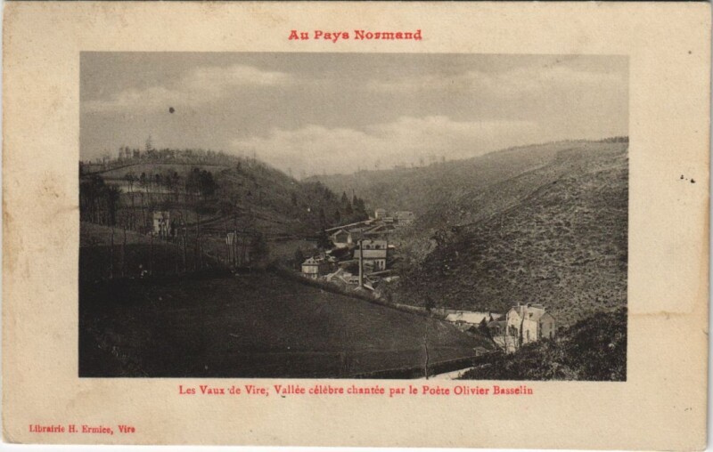 Carte postale ancienne Les Vaux de Vire