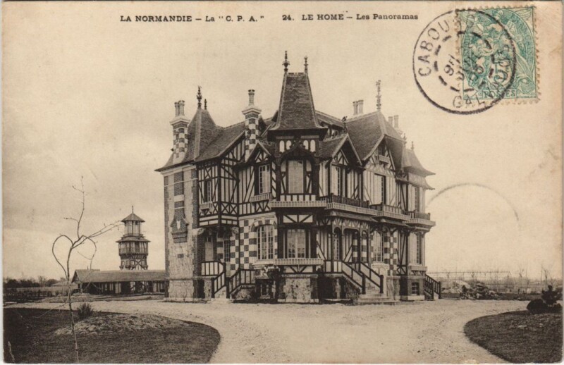 Carte postale ancienne Le Home Les Panoramas au Hom