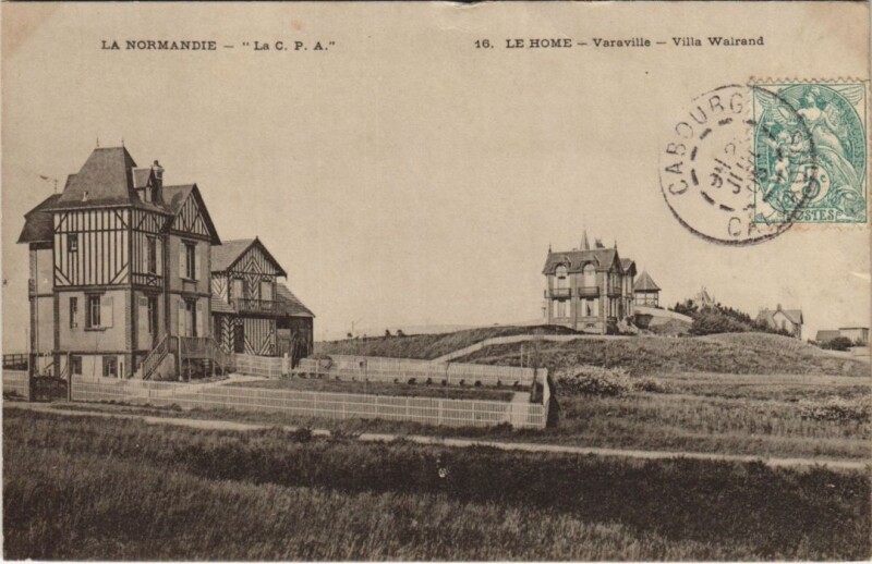 Carte postale ancienne Le Home Varaville - Villa Walrand au Hom