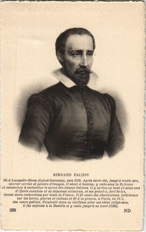 Carte postale ancienne Bernard Palissy