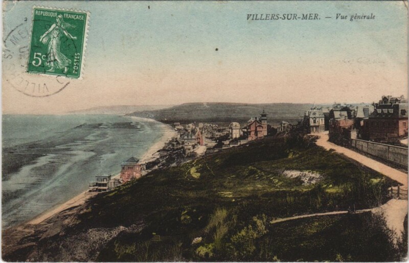 Carte postale ancienne Villers-sur-Mer Vue Generale à Villers-sur-Mer