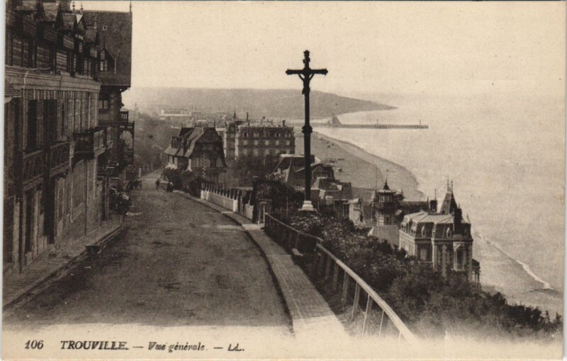 Carte postale ancienne Trouville Vue Generale