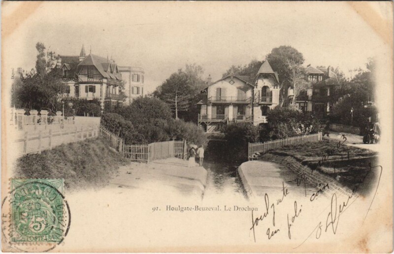 Carte postale ancienne Houlgate Houlgate-Beuzeval - Le Drochon à Houlgate