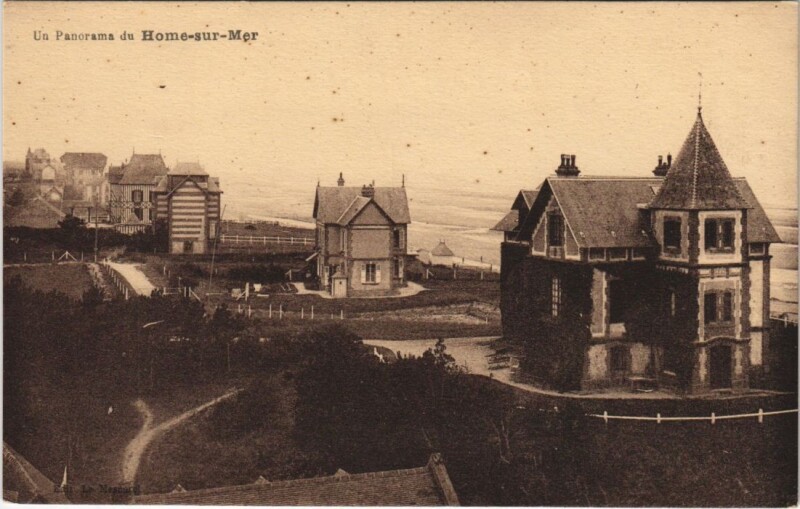Carte postale ancienne Le Home-sur-Mer Panorama au Hom