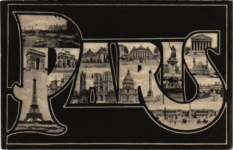 Carte postale ancienne Paris