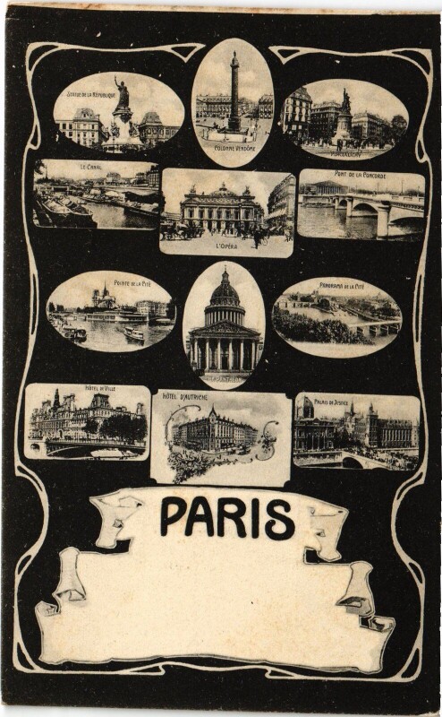 Carte postale ancienne Paris