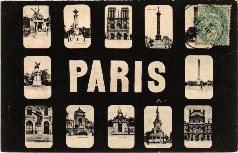 Carte postale ancienne Paris